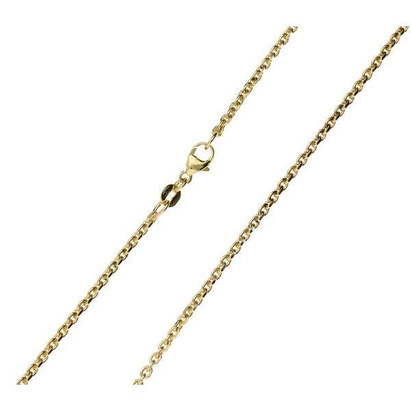 9ct Yellow Gold Belcher Chain Necklace - 18" - 6.00g