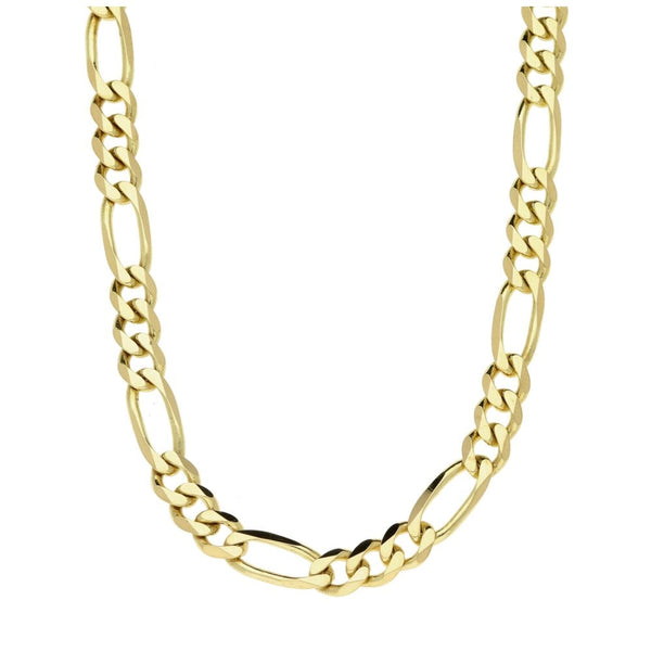 9ct Yellow Gold Figaro Chain - 20 Inch - 16.3g