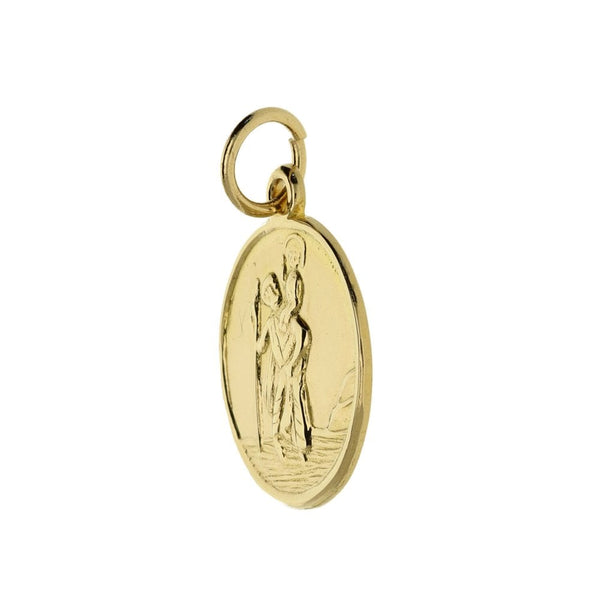 9ct Yellow Gold St Christopher Pendant - 2.70g