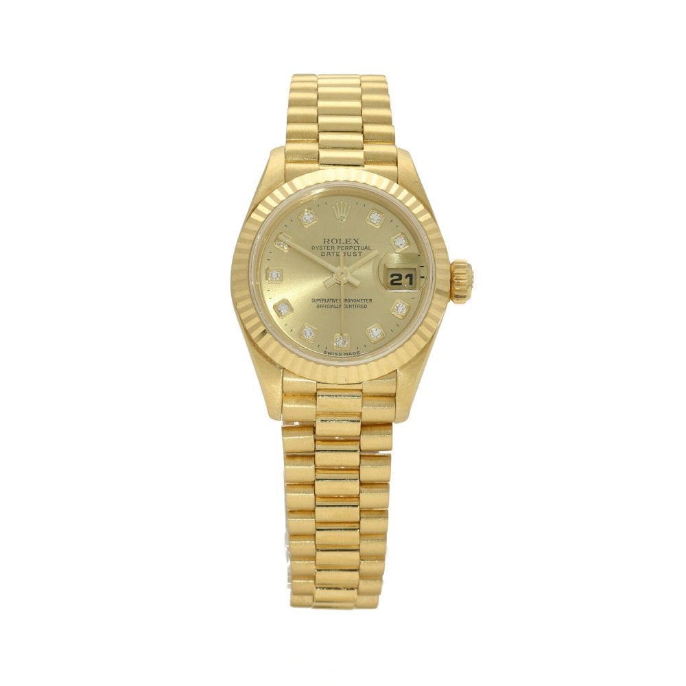 Datejust 69178 - Gold Ladies Watch - Diamond Dial - 1997