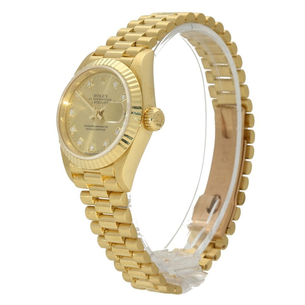 Datejust 69178 - Gold Ladies Watch - Diamond Dial - 1997