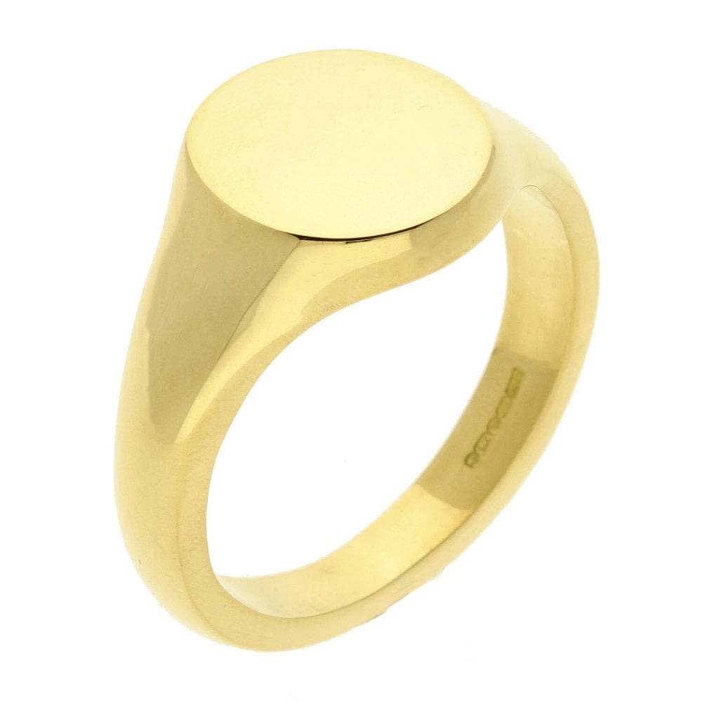 18ct Yellow Gold Gents Signet Ring - Size X½ - 17.2g