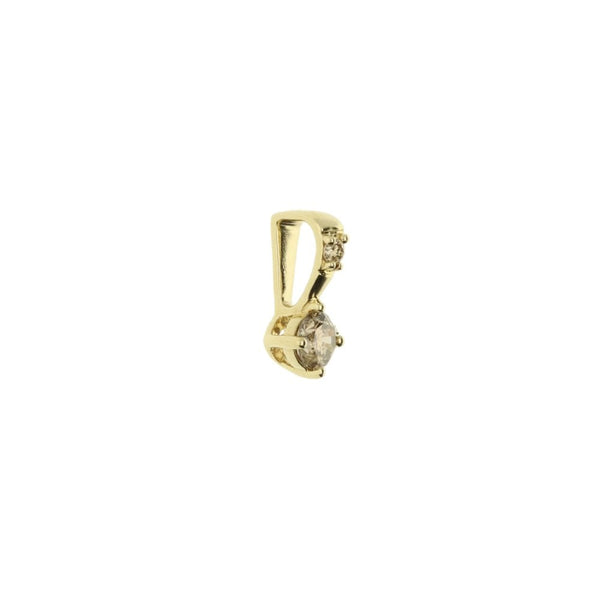 9ct Yellow Gold Diamond Pendant - 0.20ct