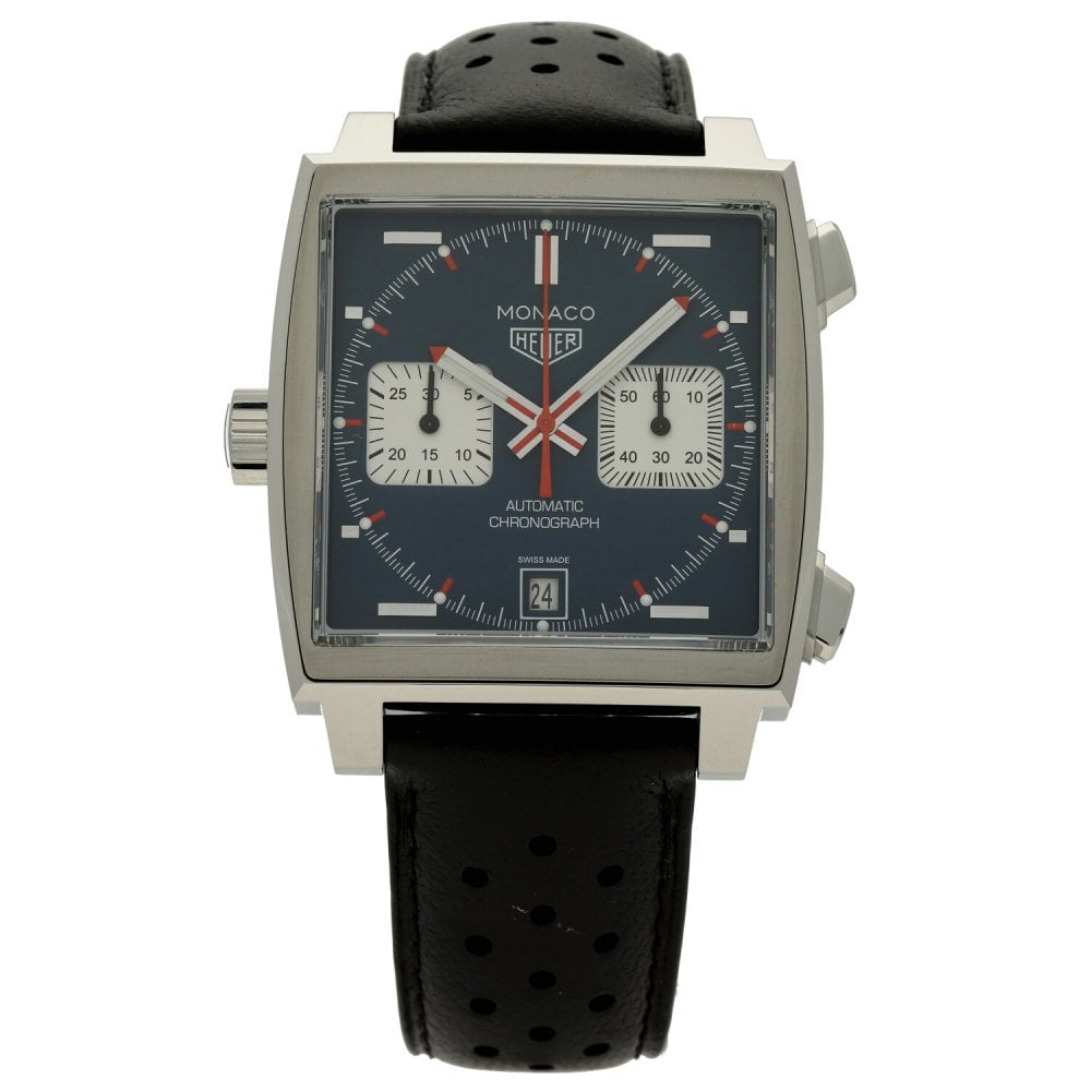 Monaco CAW211P - Black Leather Strap - 2021