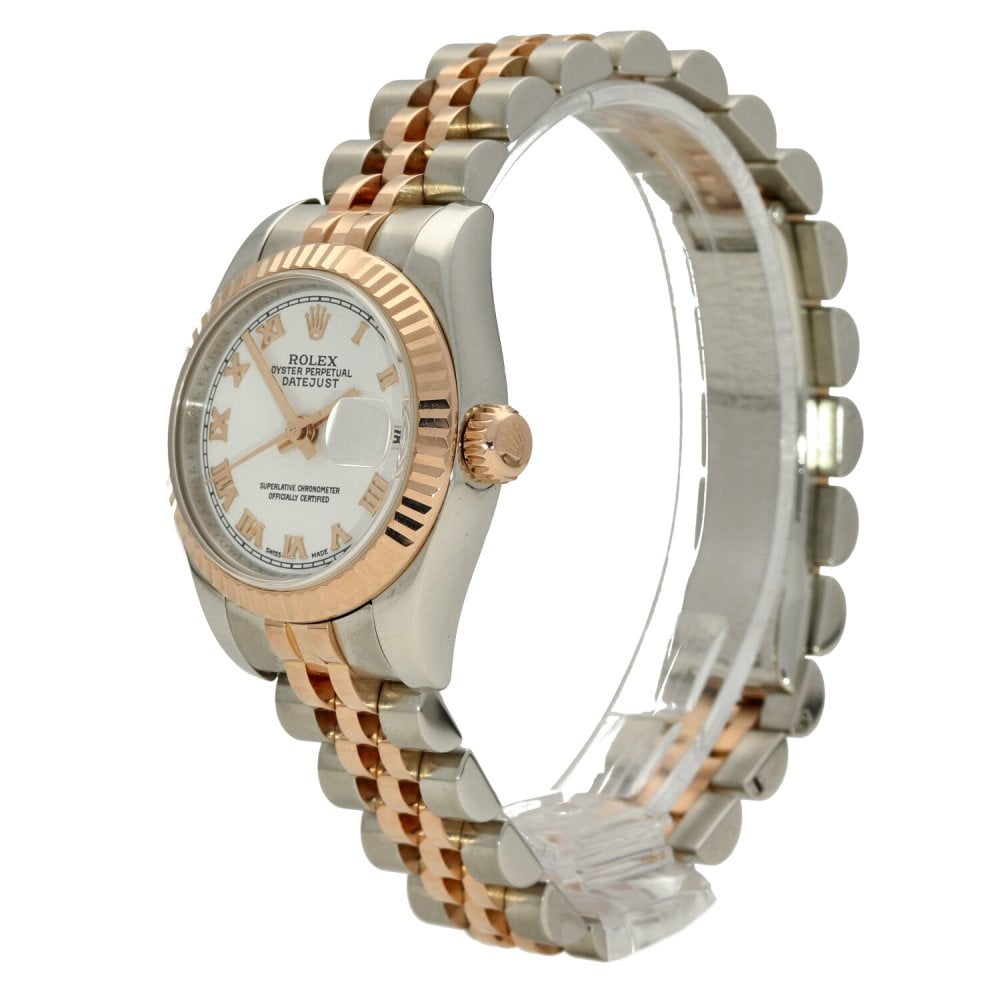 Datejust 179171 - Everose Gold & Steel - White Dial - 2008