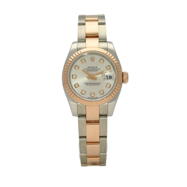 Lady Datejust 179171 - Diamond Dial - Rose Gold & Steel - 2009
