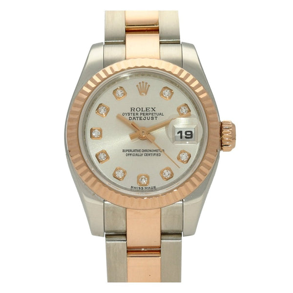 Lady Datejust 179171 - Diamond Dial - Rose Gold & Steel - 2009