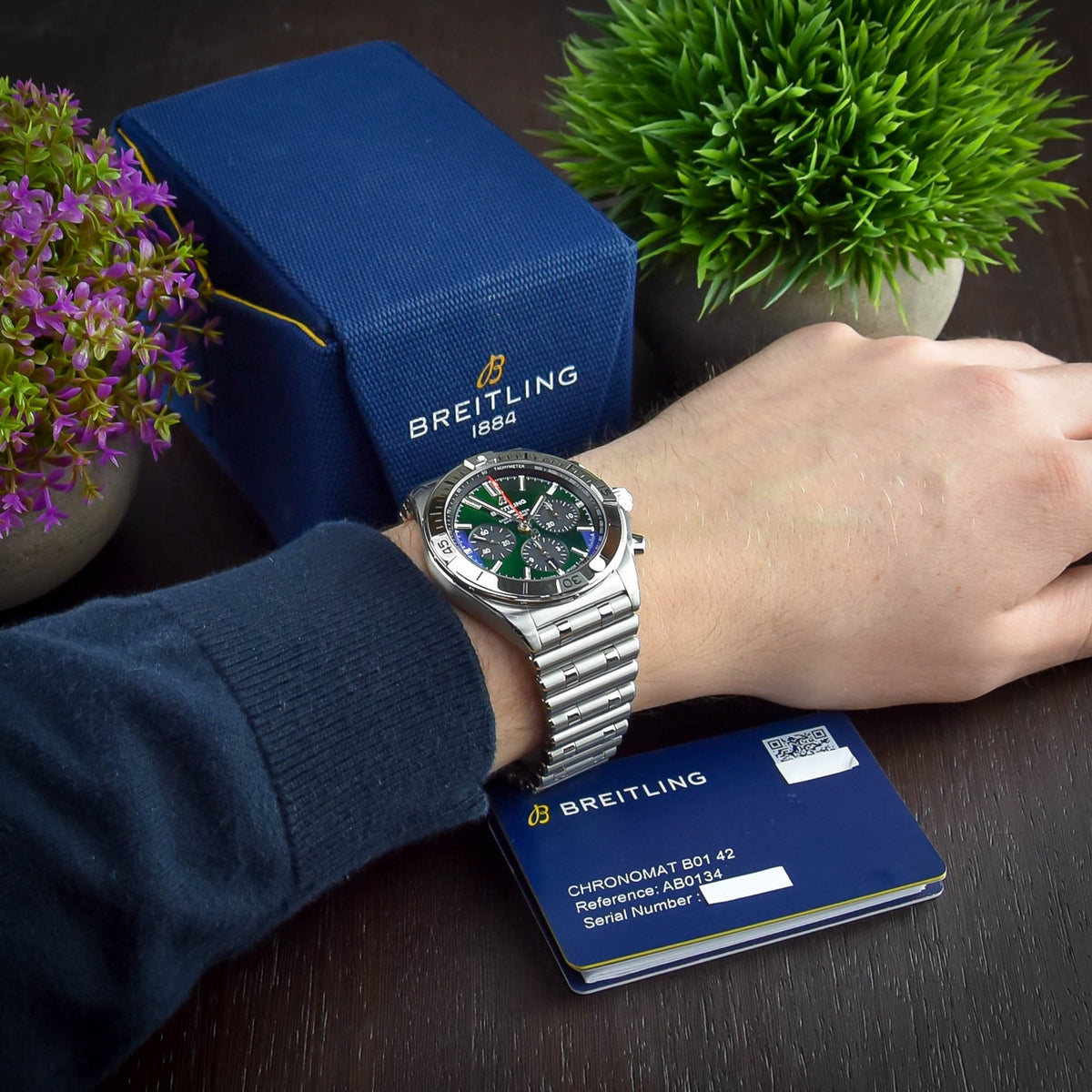 Chronomat B01 42 Bentley - Green Dial - 2021