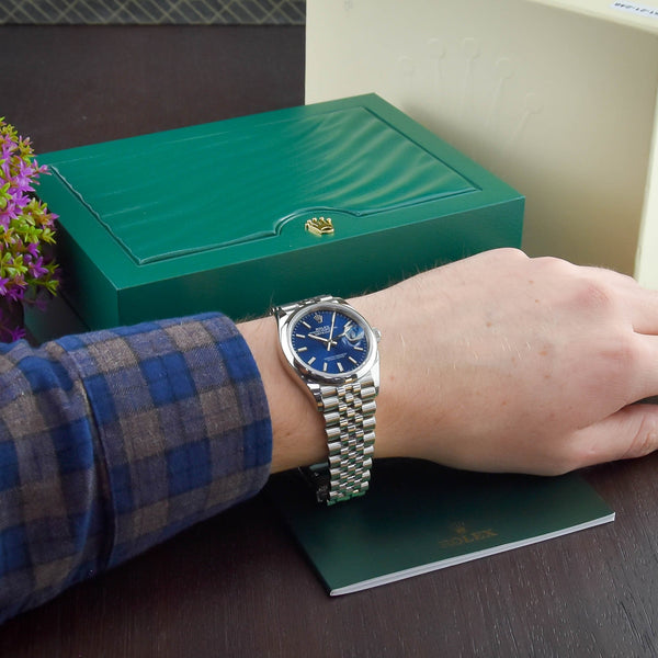 Datejust 36 126200 - Gents Watch - Blue Dial - 2019