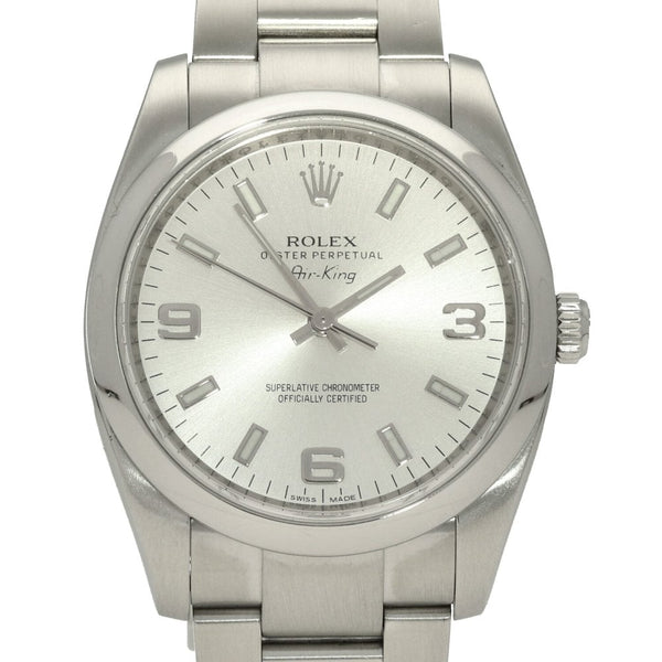 Air-King 114200 - 34mm - Silver Dial - 2009