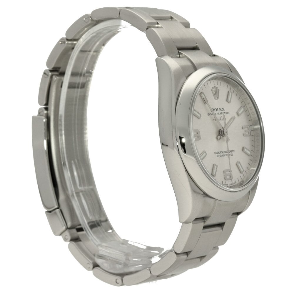 Air-King 114200 - 34mm - Silver Dial - 2009