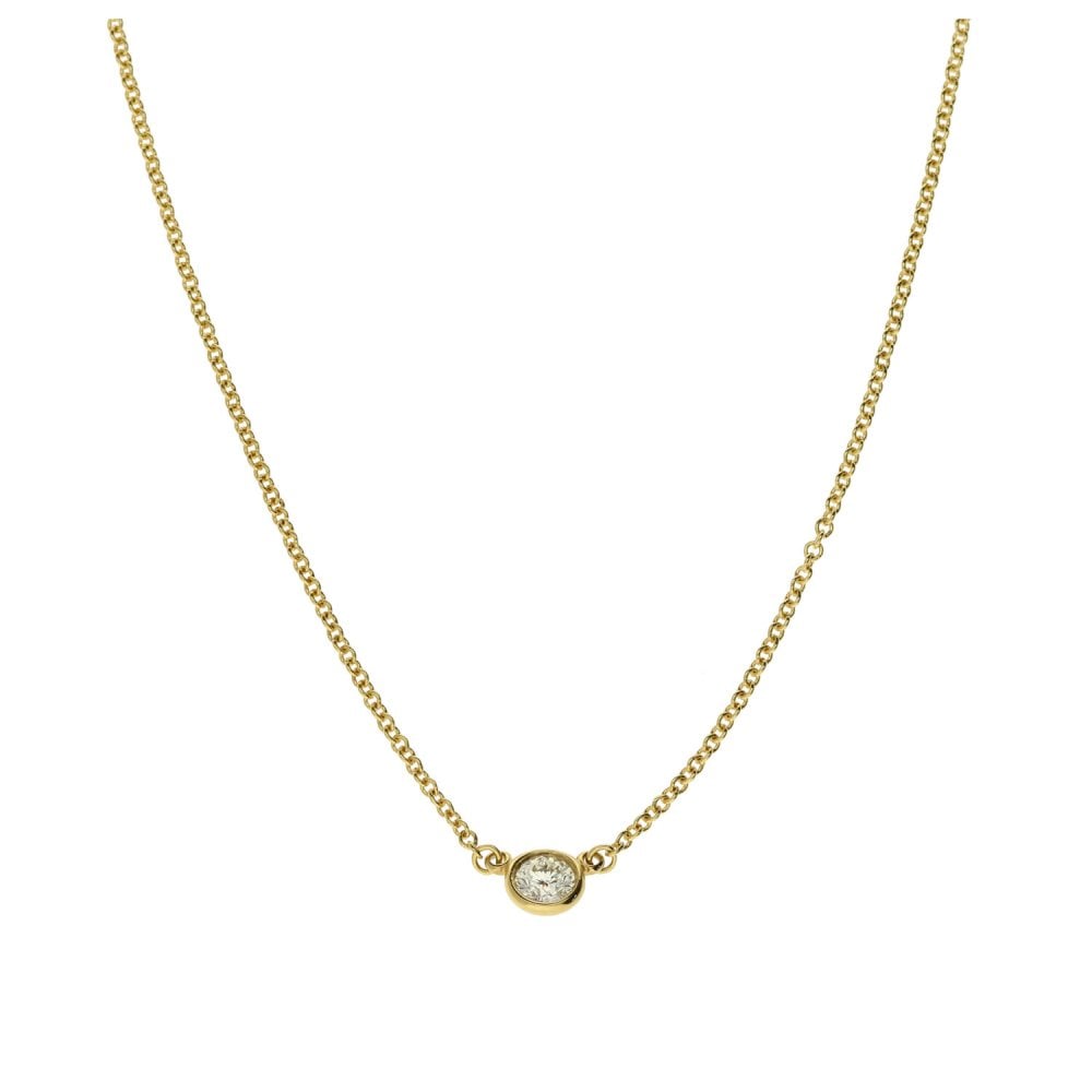 Diamond By The Yard Pendant & Chain - 0.15ct
