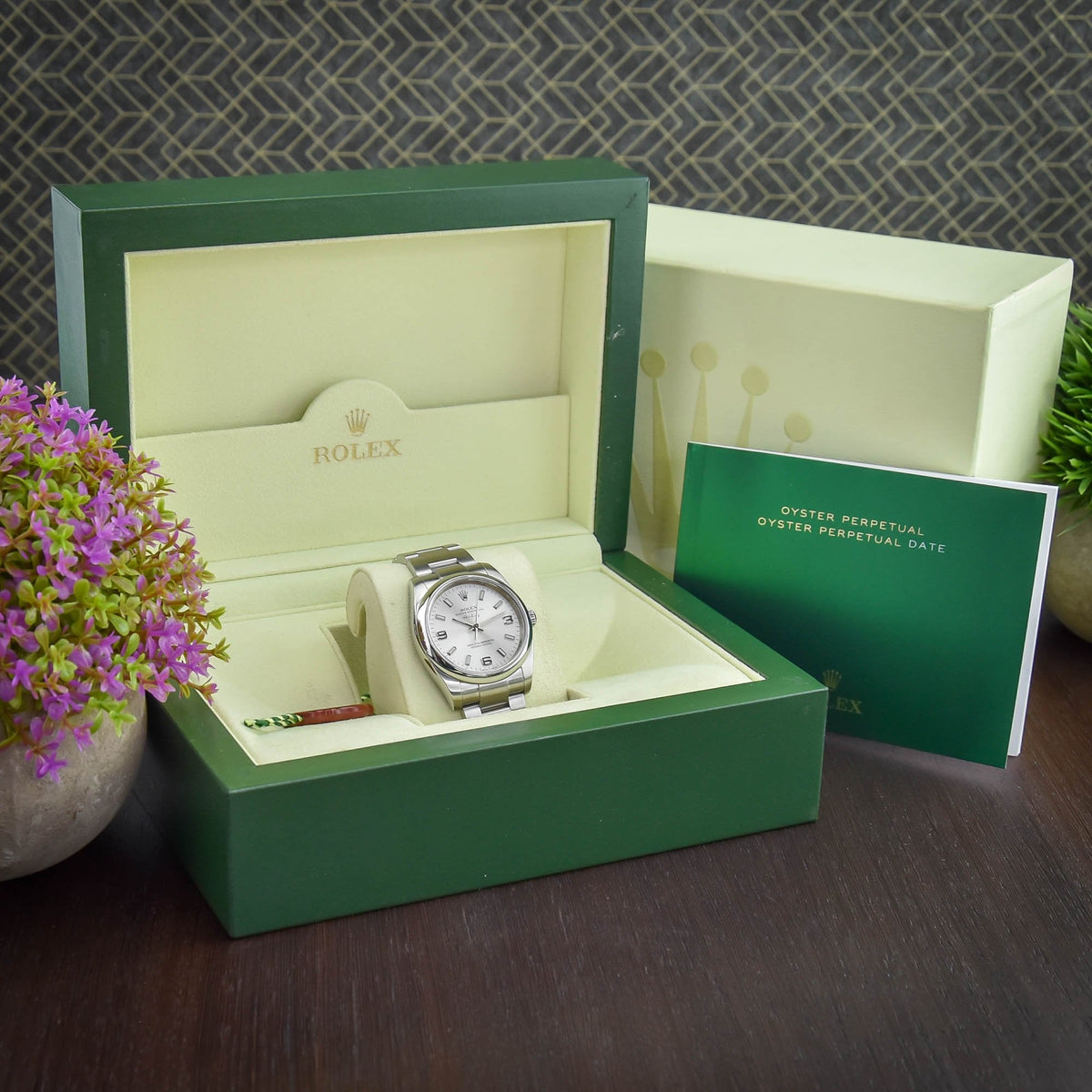 Air-King 114200 - 34mm - Silver Dial - 2009