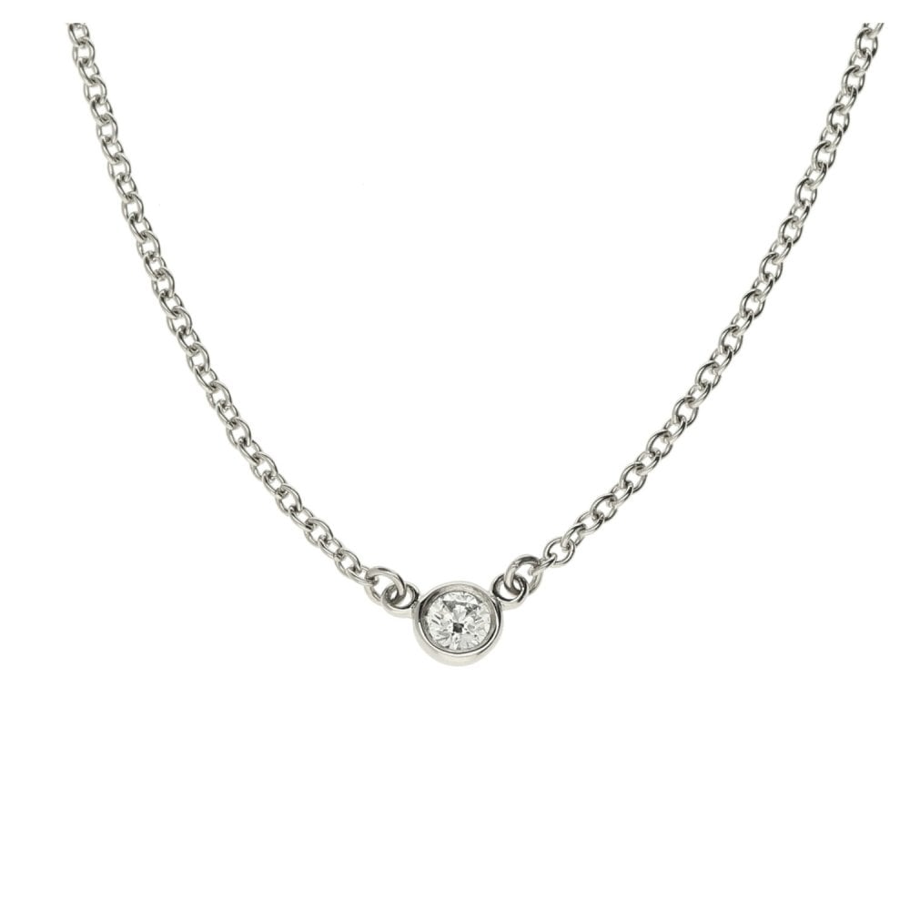 Diamond By The Yard Pendant & Chain - 0.06ct