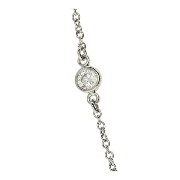 Platinum 3 Stone Diamond Pendant & Necklace - 0.21ct