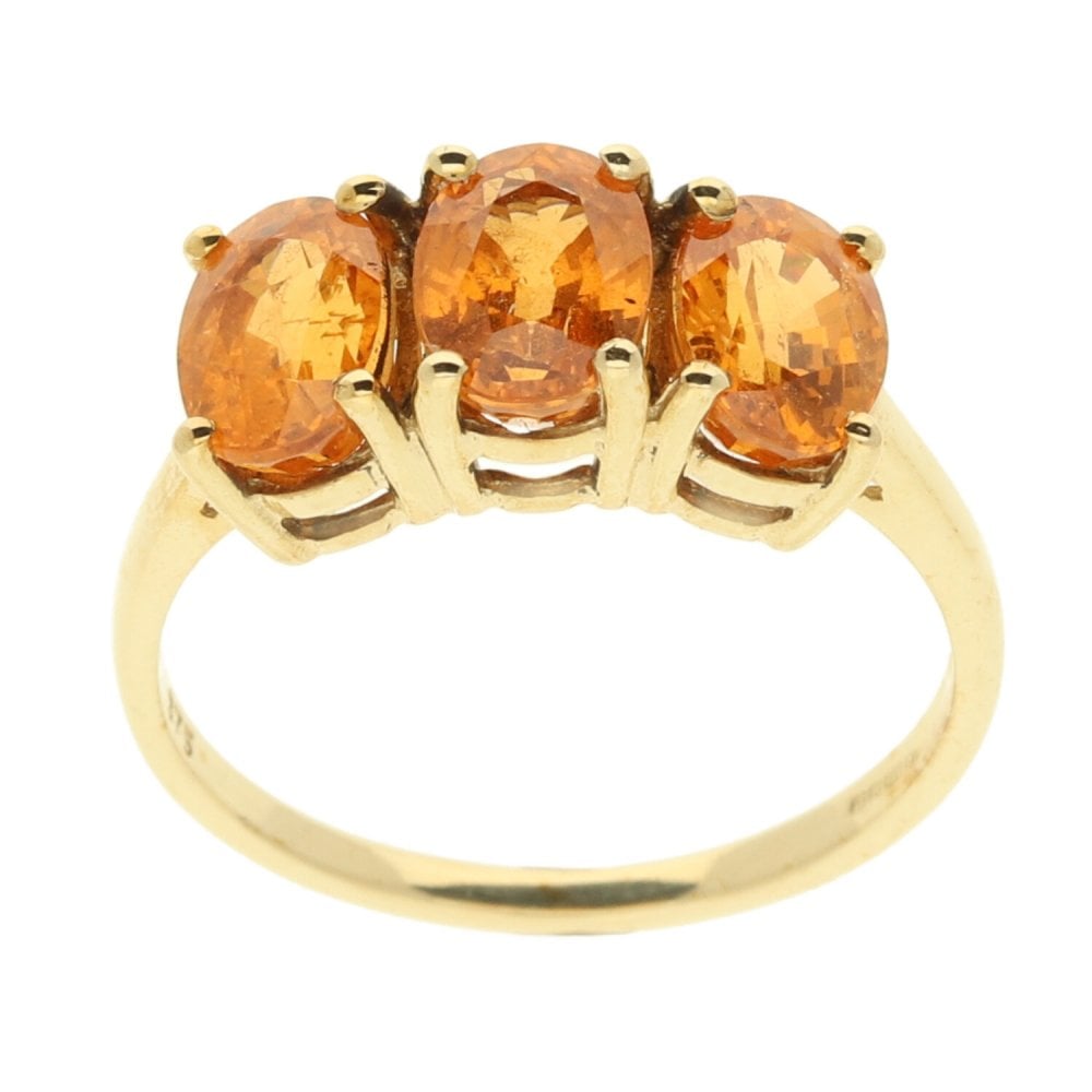 9ct Yellow Gold Dress Ring - Size N