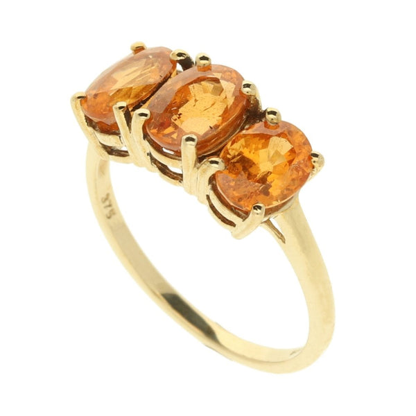 9ct Yellow Gold Dress Ring - Size N