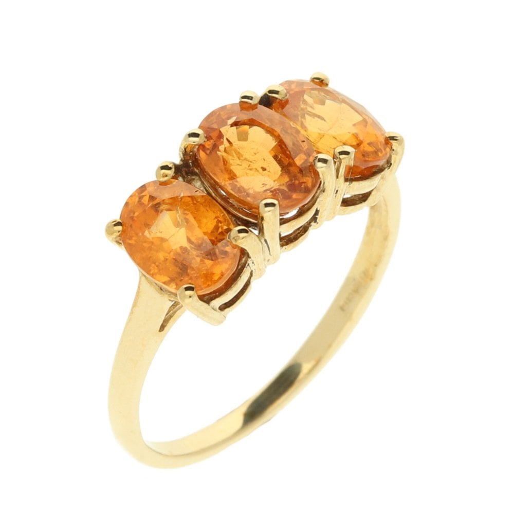 9ct Yellow Gold Dress Ring - Size N