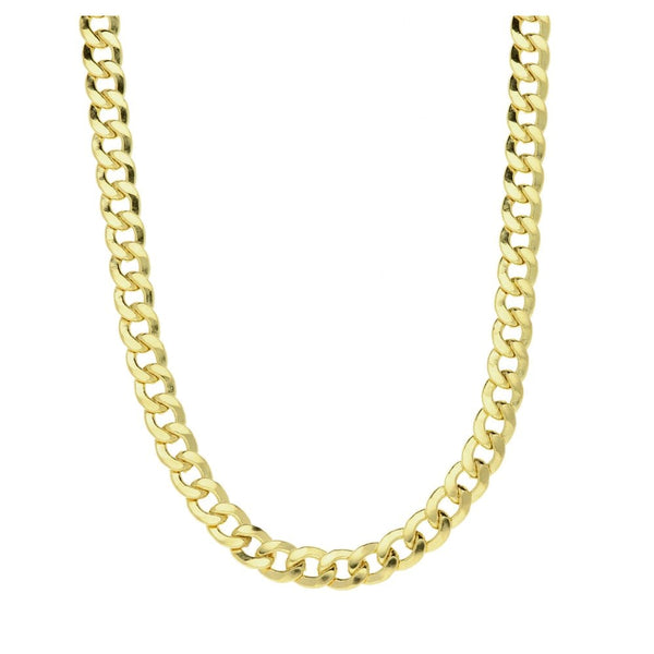 9ct Gold 20" Hollow Curb Chain