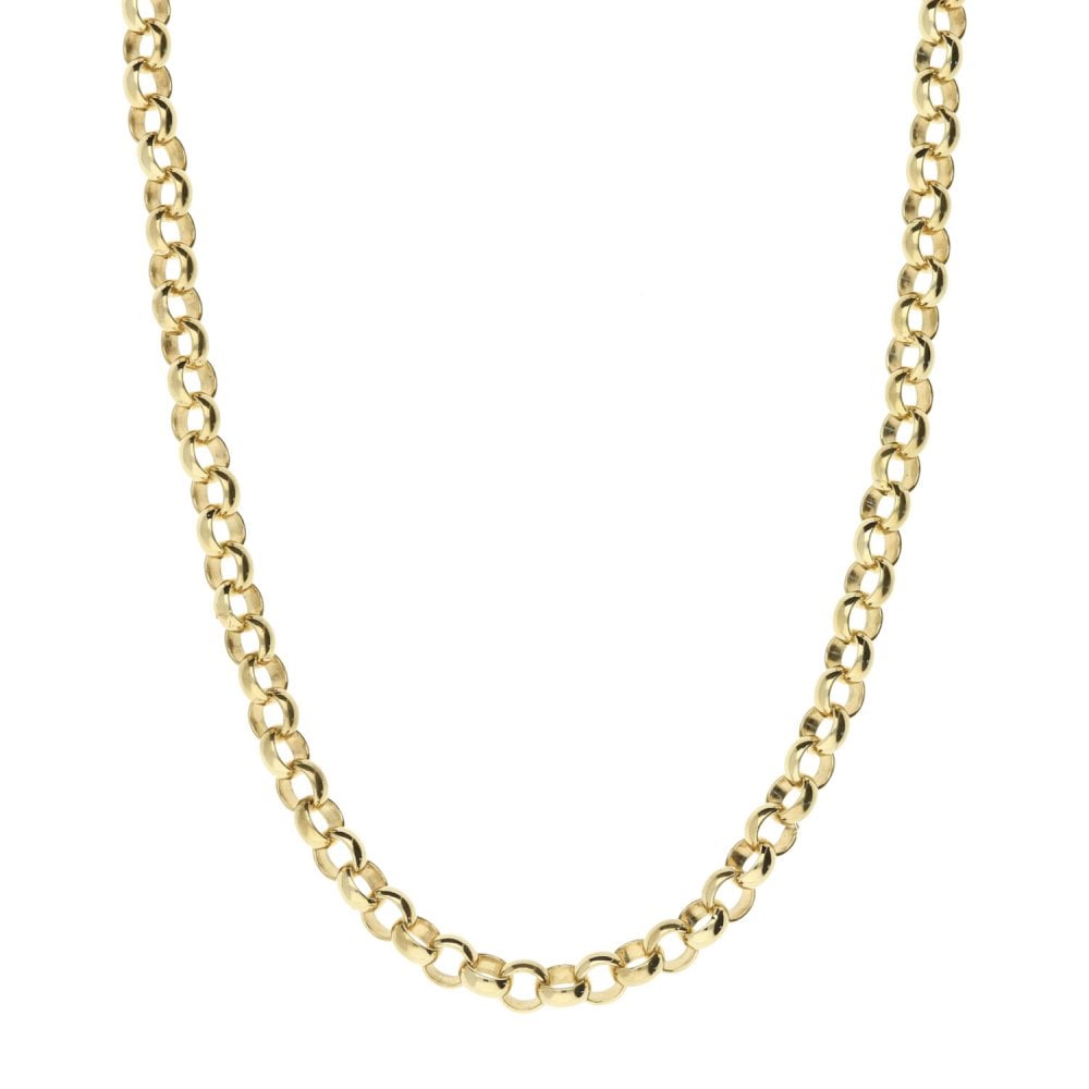 9ct Gold 24" Round Belcher Chain