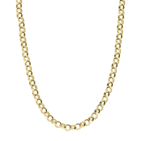9ct Gold 24" Round Belcher Chain