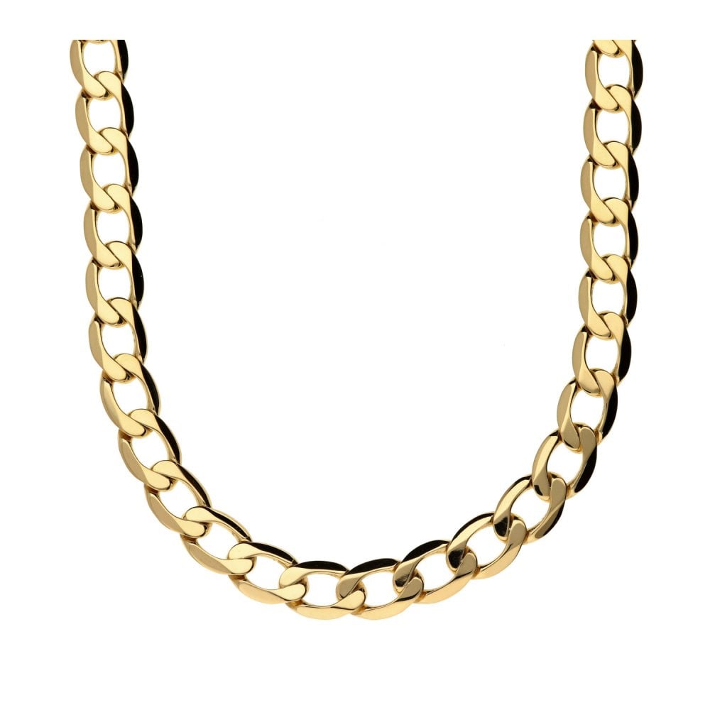 9ct Yellow Gold Curb Chain - 20 Inches