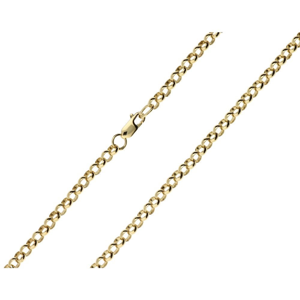 9ct Gold 24" Round Belcher Chain