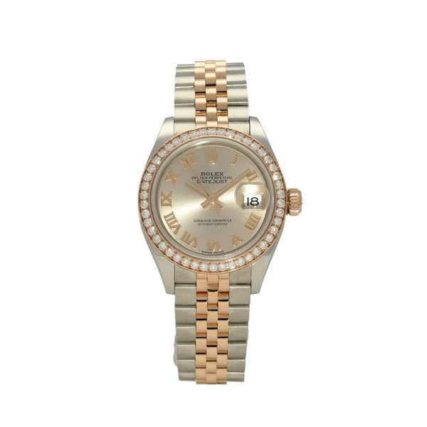 Datejust 279381RBR - Steel & Rose Gold - Diamond Bezel - 2019