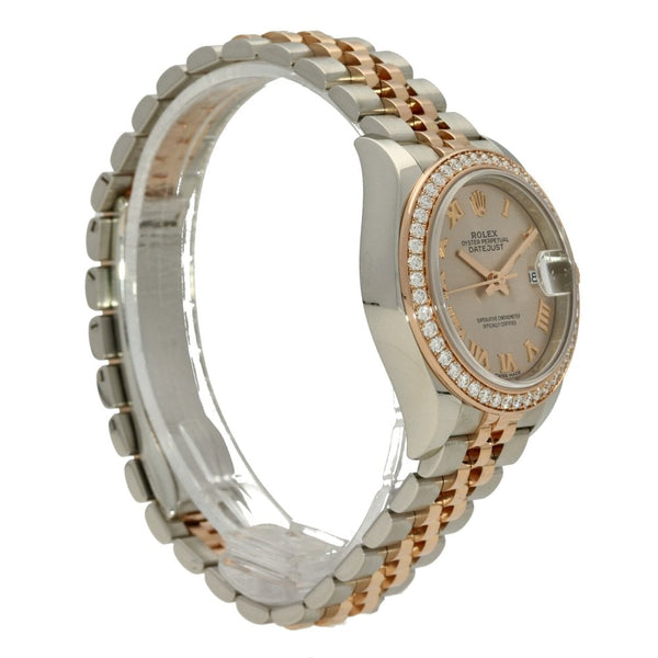 Datejust 279381RBR - Steel & Rose Gold - Diamond Bezel - 2019
