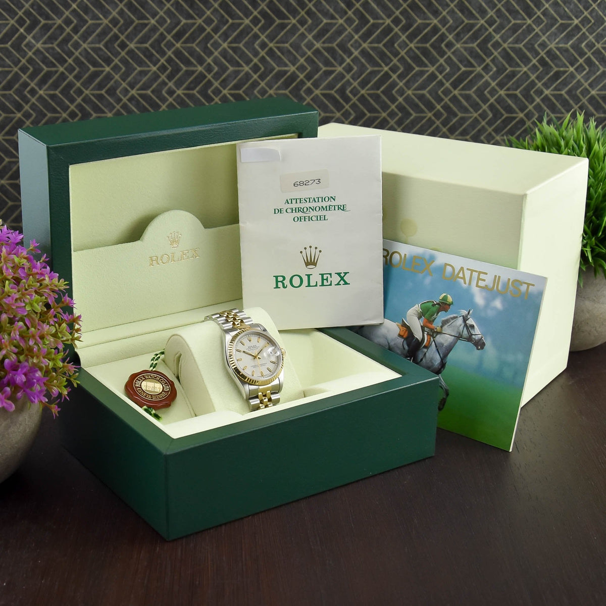 Datejust 68273 - Midsize Watch - Jubilee Dial - 2000