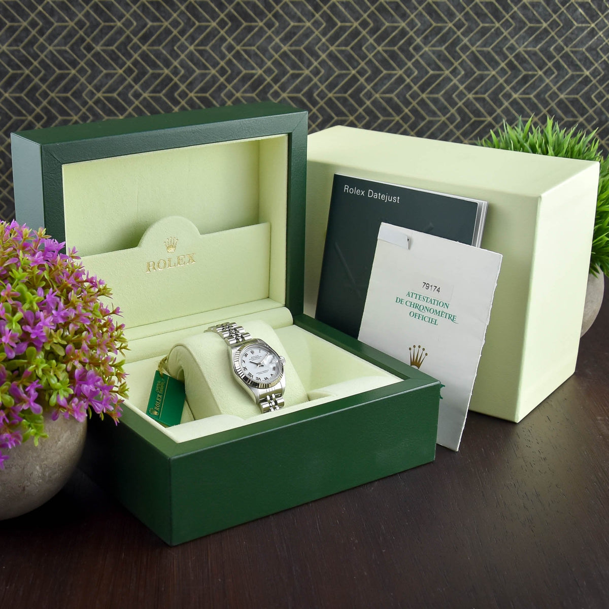 Datejust 79174 - Ladies Watch - White Dial - 2002