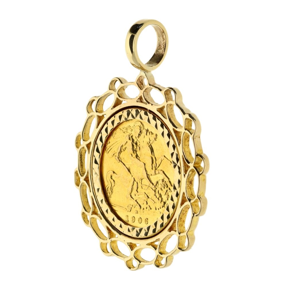9ct Yellow Gold Half-Sovereign 1906 King Edward VII