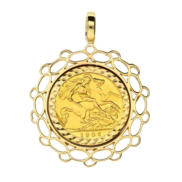 9ct Yellow Gold Half-Sovereign 1906 King Edward VII