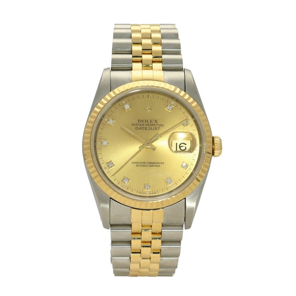 Datejust 16233 - Champagne Diamond Dial - 1992