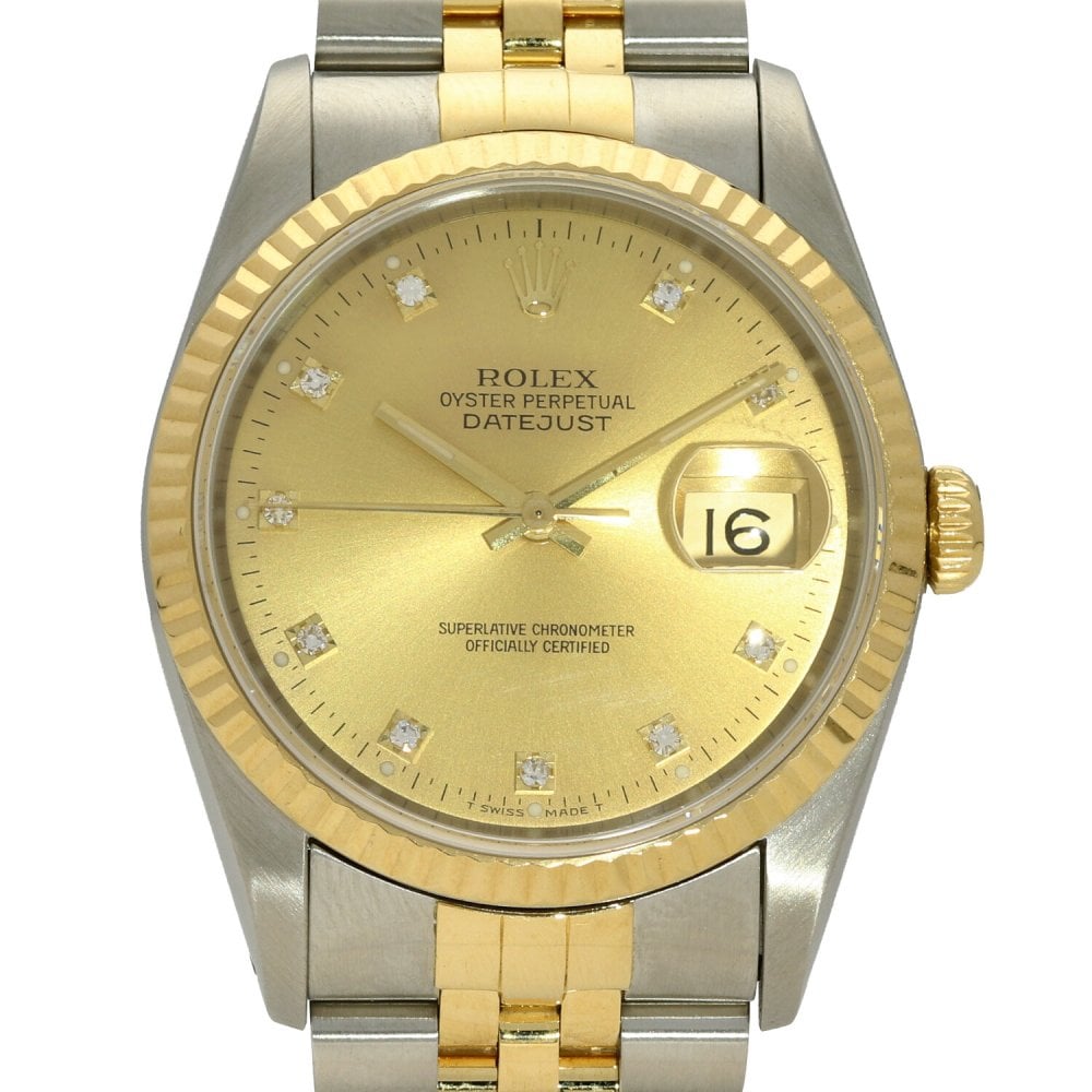 Datejust 16233 - Champagne Diamond Dial - 1992