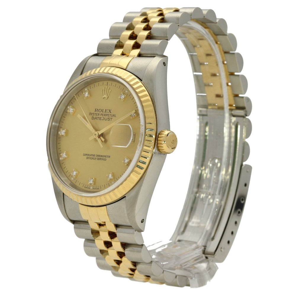 Datejust 16233 - Champagne Diamond Dial - 1992