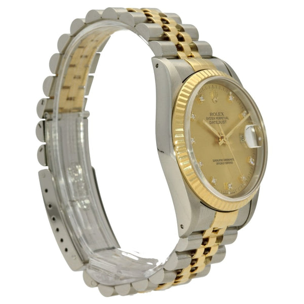 Datejust 16233 - Champagne Diamond Dial - 1992