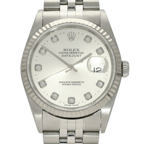 Datejust 16234 - Silver Diamond Dial - 2003
