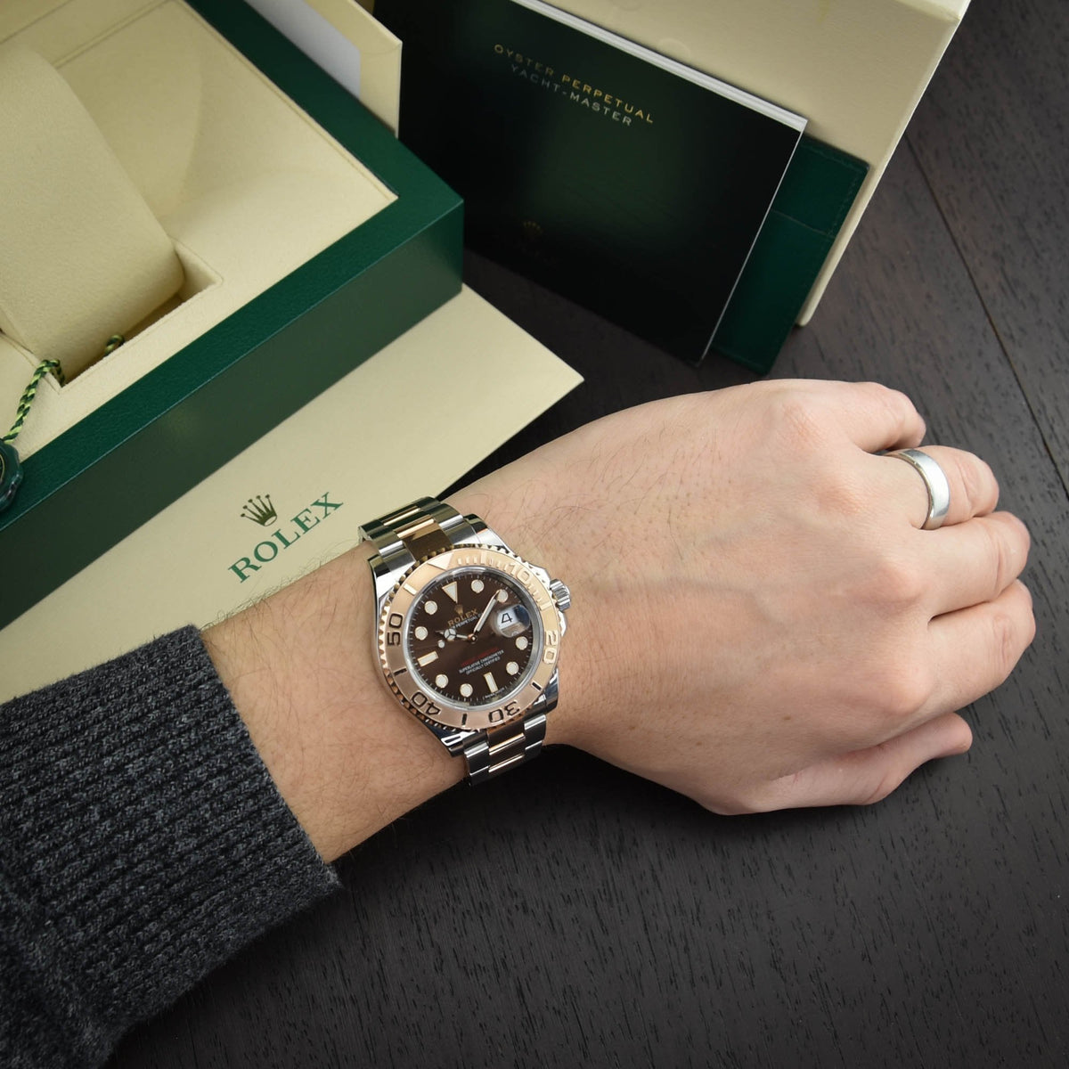 Yacht-Master 116621 - Steel & Rose Gold - Chocolate Dial - 2015
