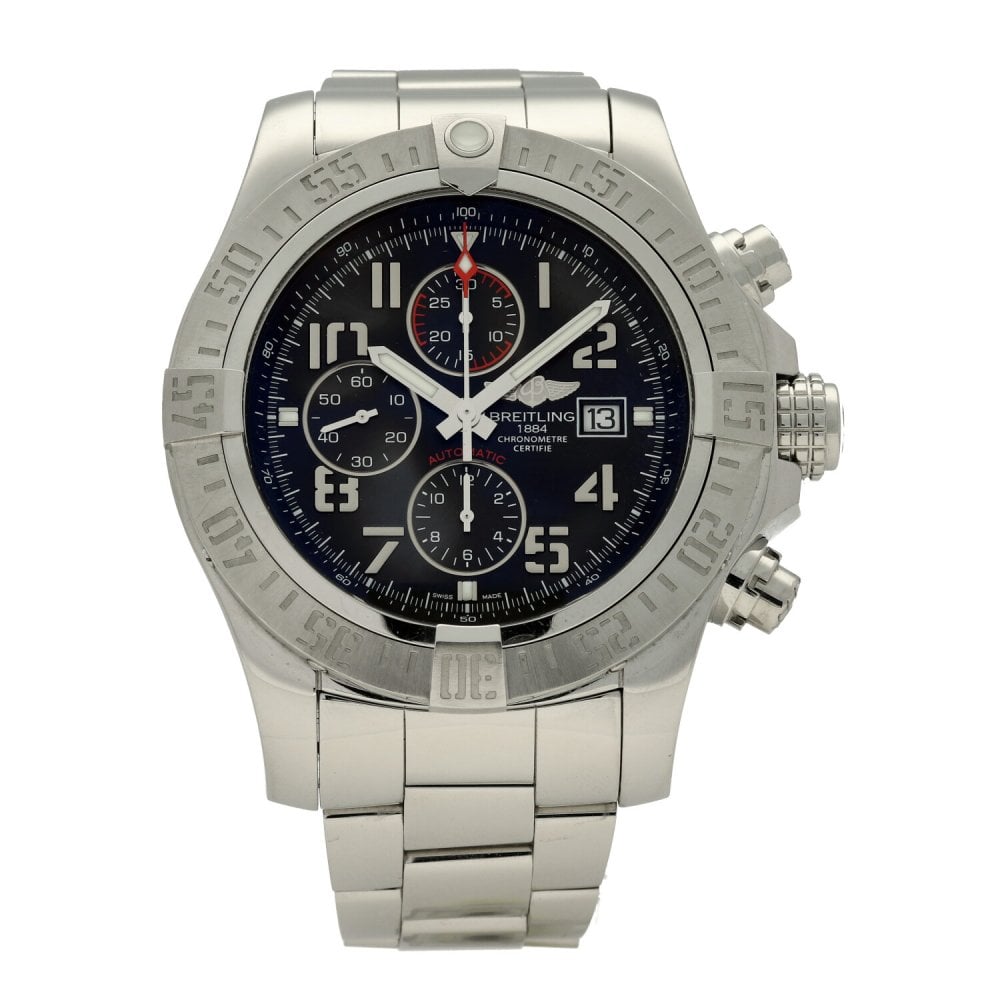 Super Avenger A1337111 - Black Dial - 2017