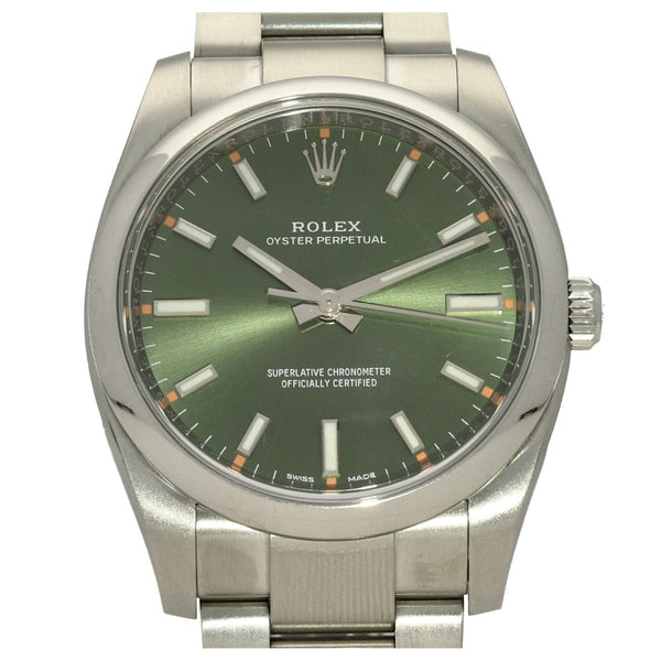 Oyster Perpetual 114200 - Green Dial - 2017