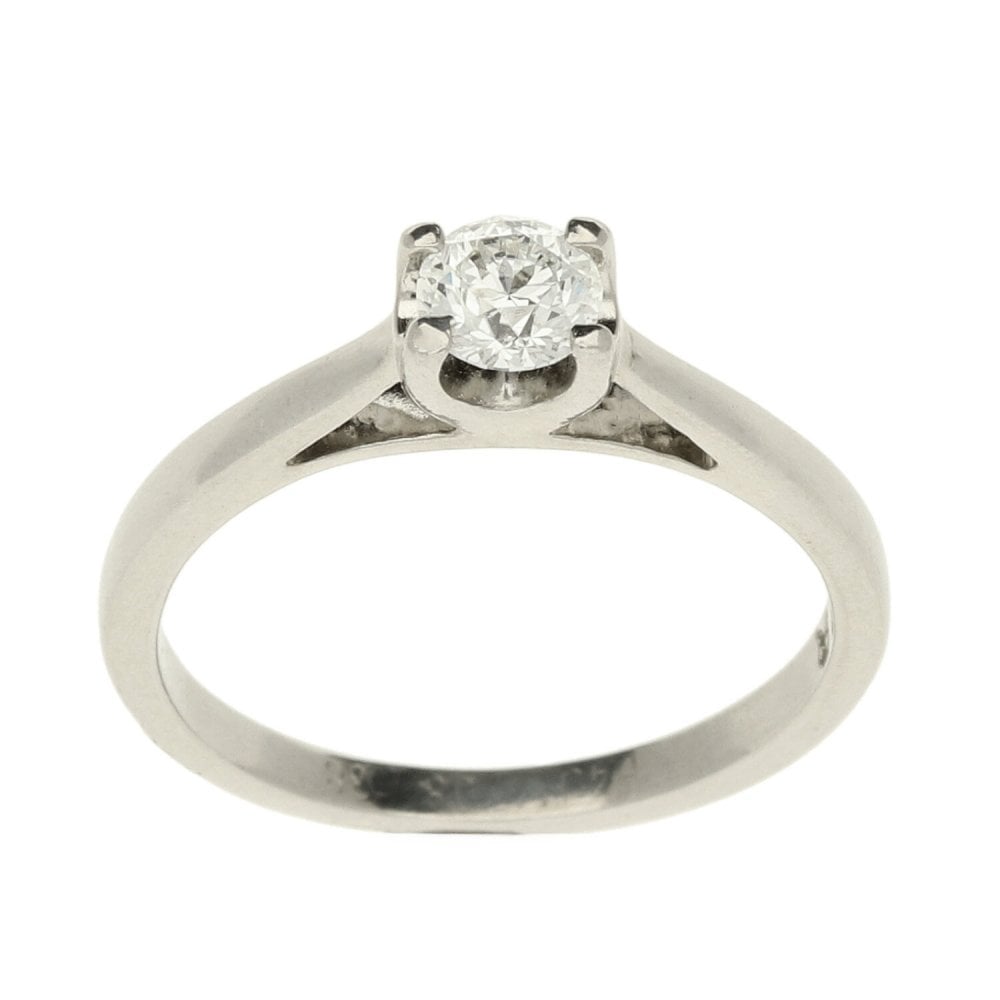 Ladies Platinum Forever Diamond Engagement Ring - 0.38ct