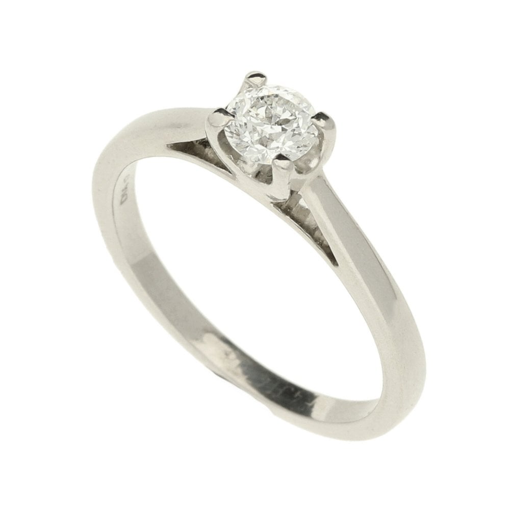 Ladies Platinum Forever Diamond Engagement Ring - 0.38ct