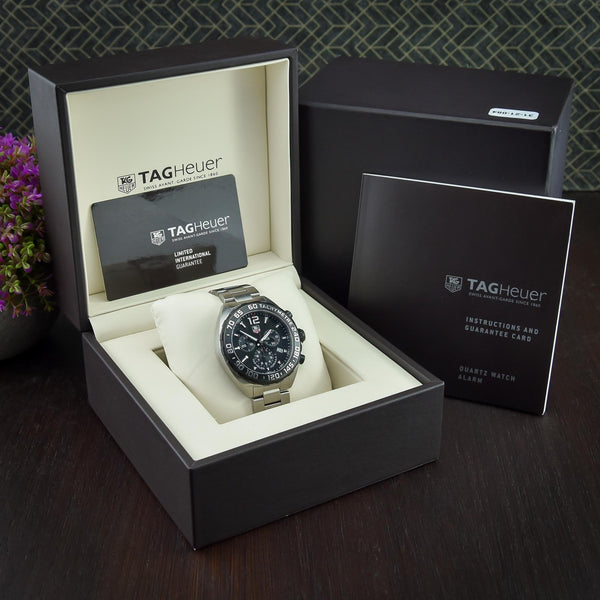 Tag Heuer Formula 1 - Chronograph - CAZ1110 - Black Dial - 2016