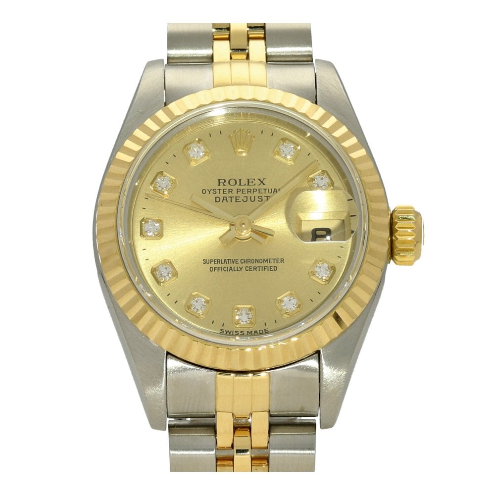 Datejust 69173 - Champagne Diamond Dial - 1998