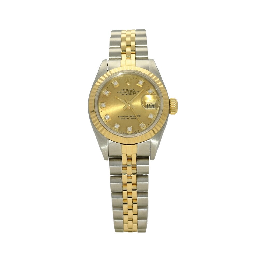 Datejust 69173 - Ladies Watch - Gold Dial - 1990