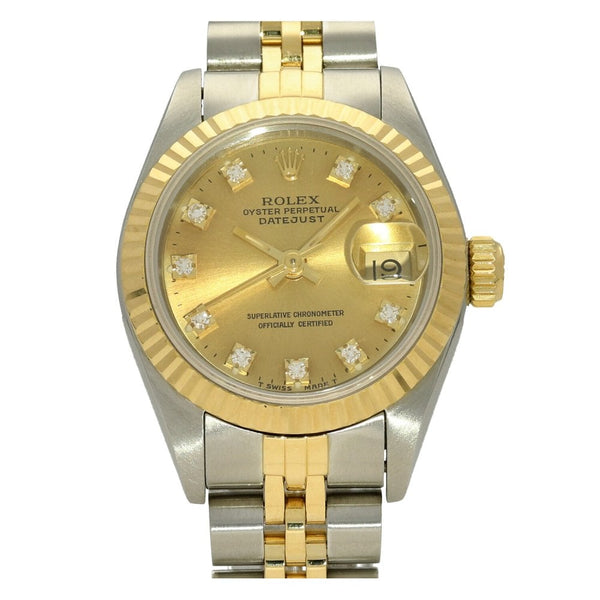 Datejust 69173 - Ladies Watch - Gold Dial - 1990