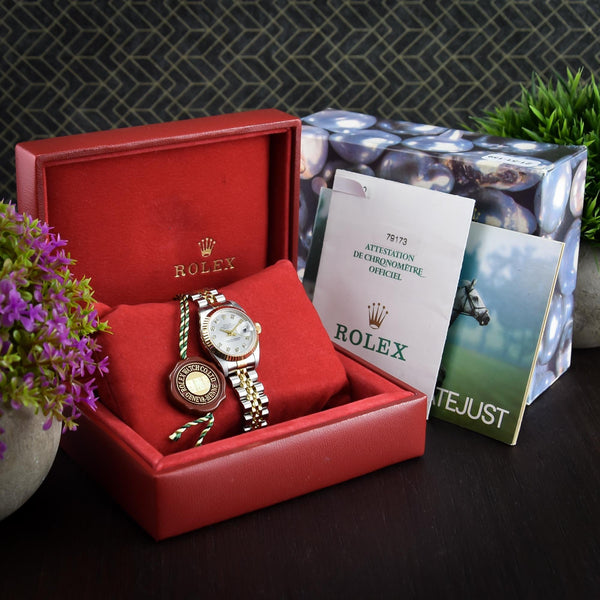 Datejust 79173 - Silver Diamond Dial - 2001