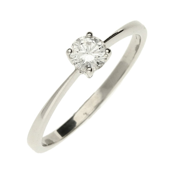 Platinum Ladies Diamond Engagement Ring - Size P½ - 0.34ct