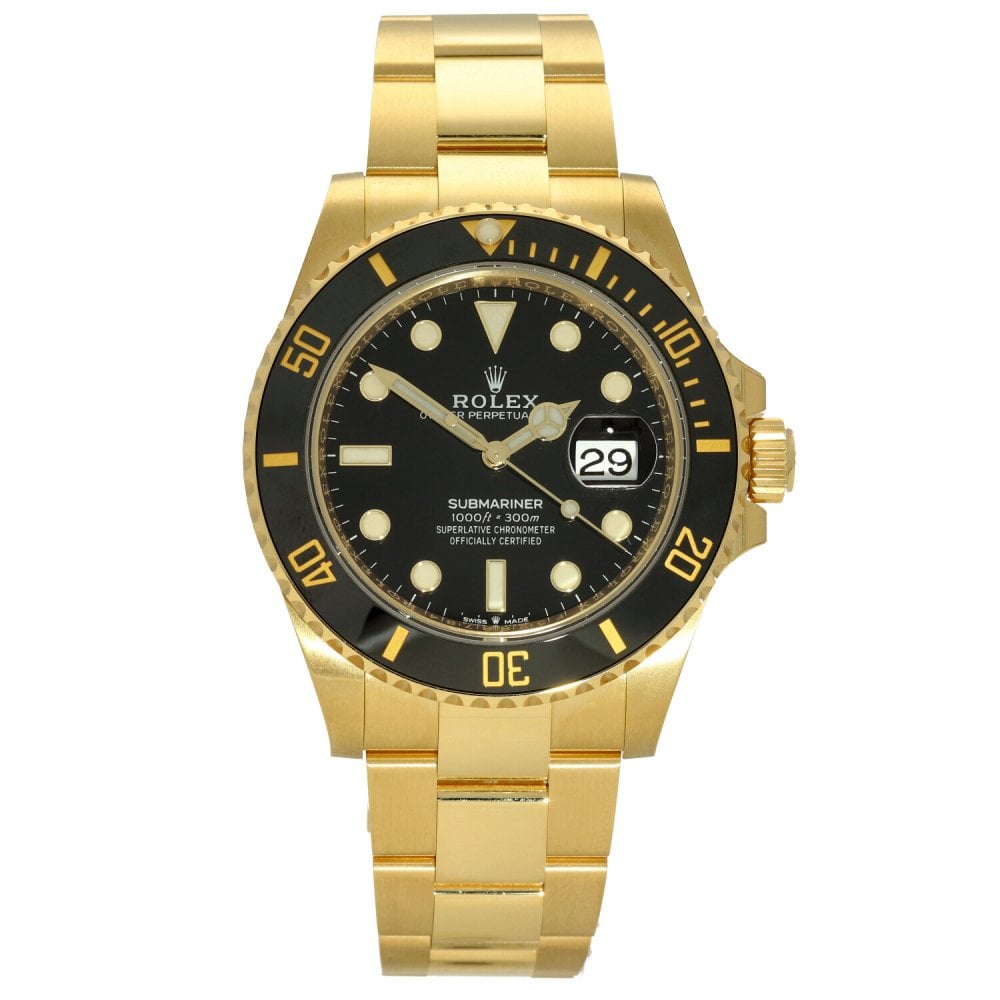 Submariner 126618LN - Gold Watch - Black Dial - 2021